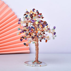 Energetic Copper Crystal Tree – 18 cm