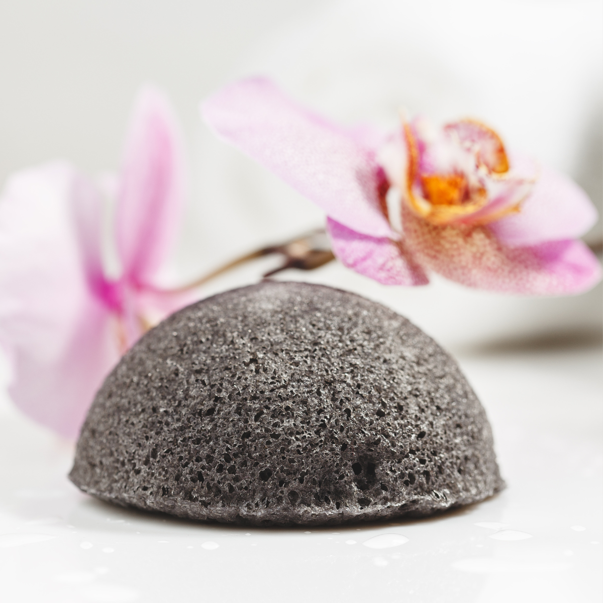 Natural Konjac Facial Sponge – Round, Soft & Biodegradable