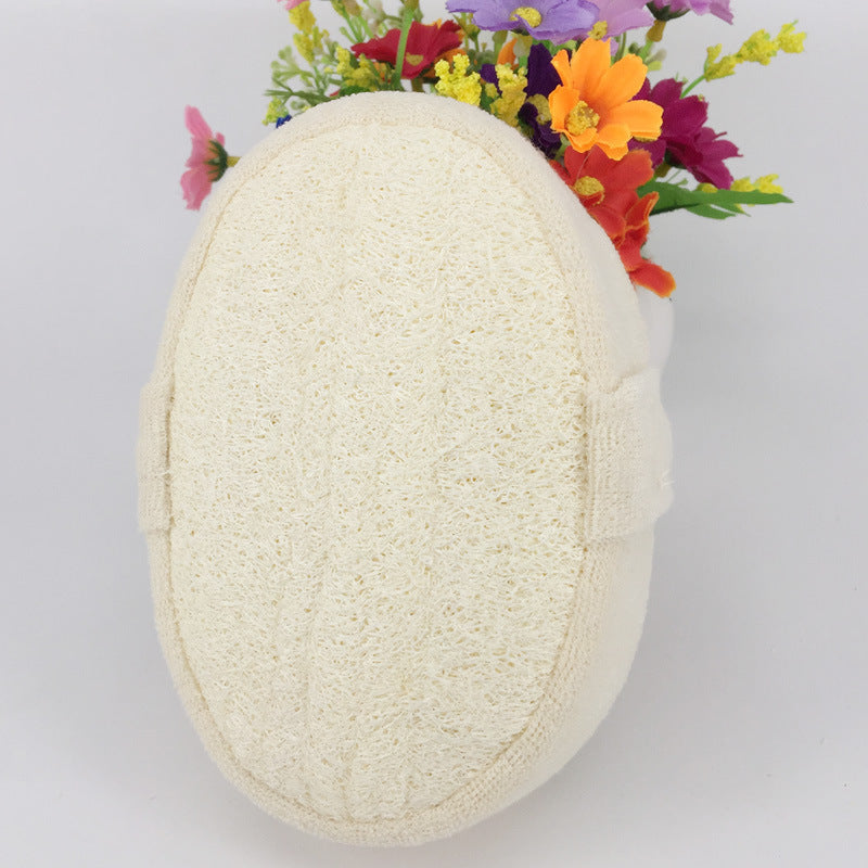 Natural Loofah Body Scrub Sponge – With Hand Strap