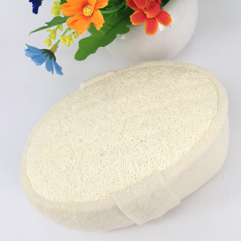 Natural Loofah Body Scrub Sponge – With Hand Strap