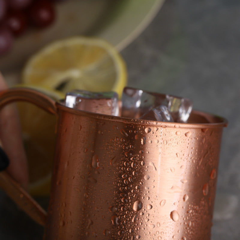 Minimalist Pure Copper Mug – Sleek Design, Timeless Wellness