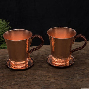 Pure Copper Handcrafted Mug Set – Traditional Elegance, Modern Wellness