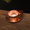 Pure Copper Cups with Saucer – Elegant, Timeless & Healthy