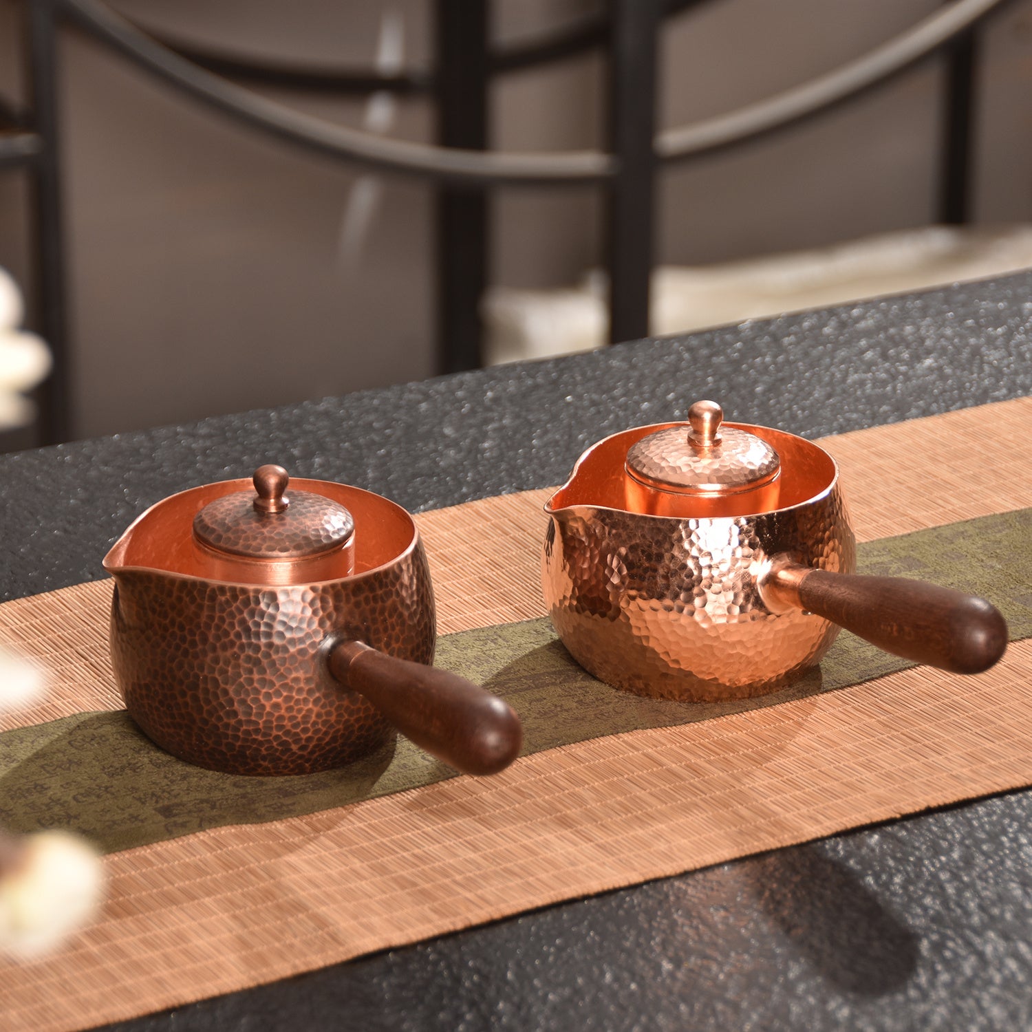 Copper Infuser Serenity – Side-Handle Teapot for Holistic Brews