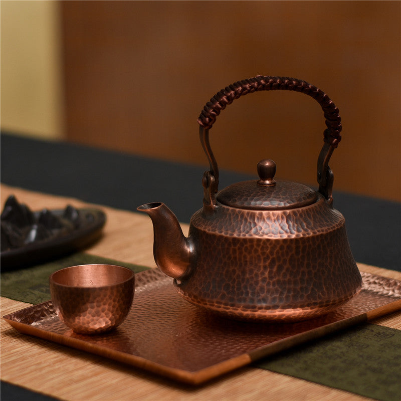 Handcrafted Pure Copper Teapot for Mindful Living - Holistic Harmony