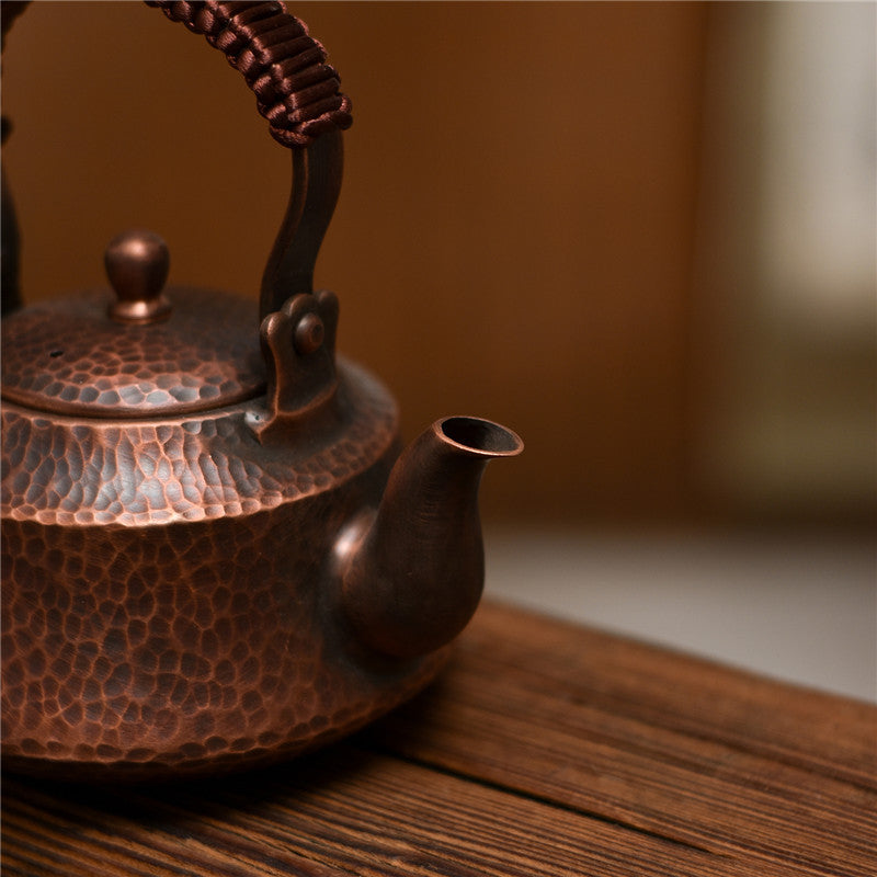 Handcrafted Pure Copper Teapot for Mindful Living - Holistic Harmony