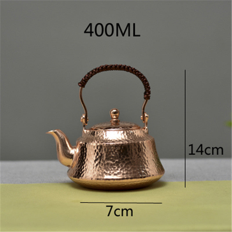 Handcrafted Pure Copper Teapot for Mindful Living - Holistic Harmony