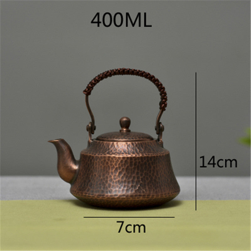 Handcrafted Pure Copper Teapot for Mindful Living - Holistic Harmony