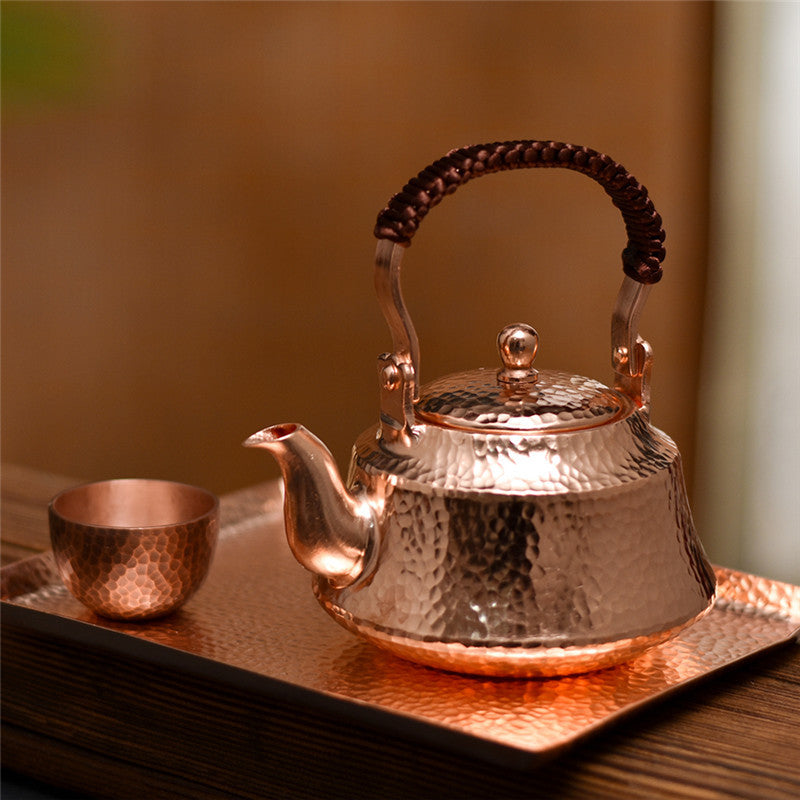 Handcrafted Pure Copper Teapot for Mindful Living - Holistic Harmony