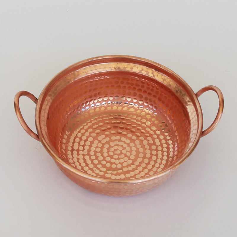 Copper Stew Pot with Lid – 20 cm