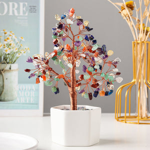 Colorful Copper Crystal Tree of Abundance – 19 cm