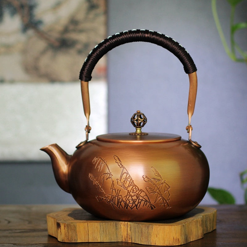 Holistic Harmony Copper Teapot – Antique Design for Body & Soul Balance