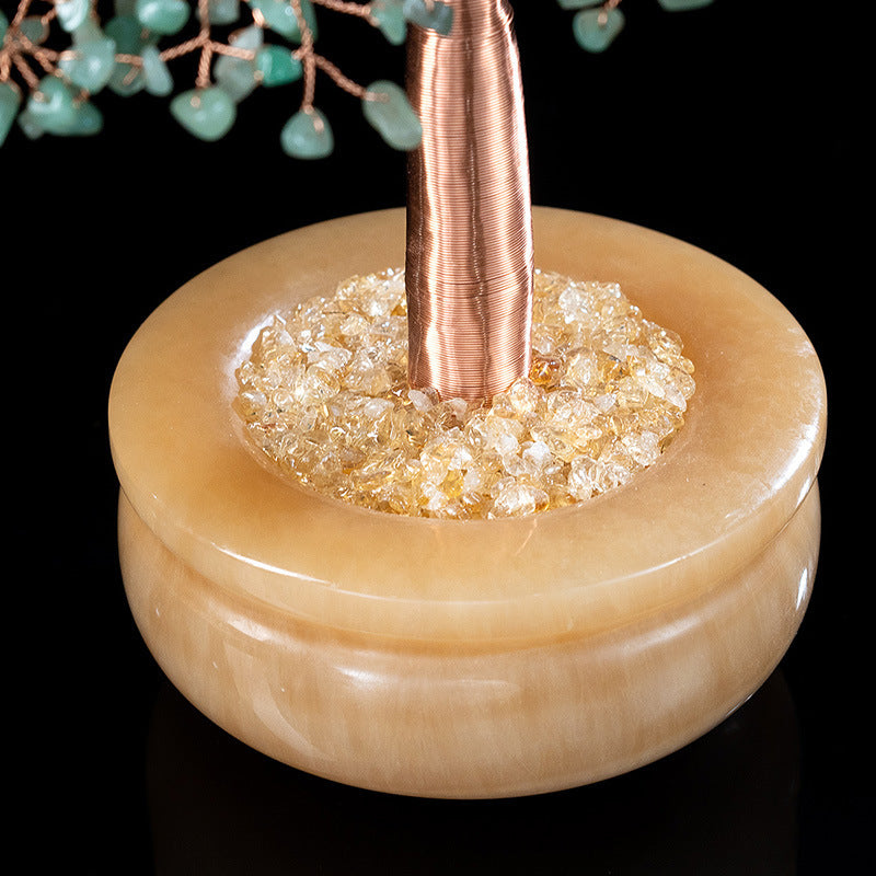 Energetic Copper Crystal Tree with Pot Base – Large (38 cm) / Small (28 cm)