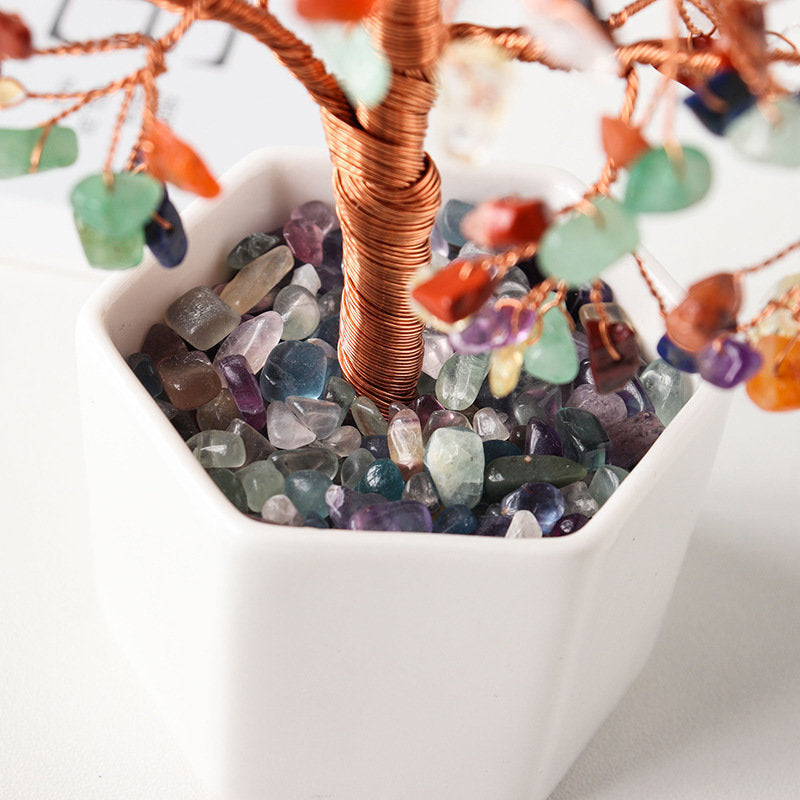 Colorful Copper Crystal Tree of Abundance – 19 cm
