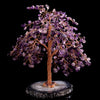 Energetic Amethyst Crystal Tree on Agate Base – 25 cm