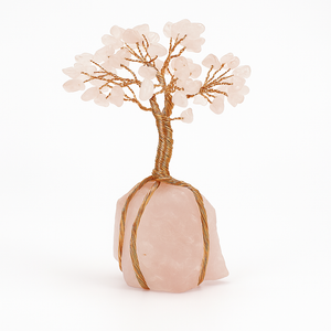 Energetic Copper Crystal Tree – Crystal Base 13 cm