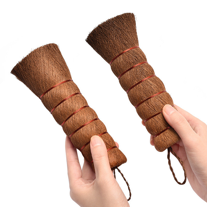 Natural Palm Fiber Scrub Brush – Handcrafted & Plastic-Free