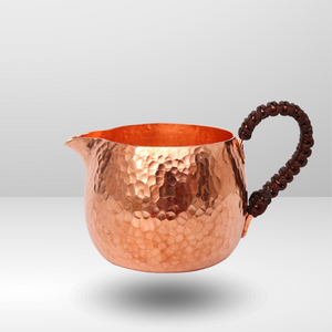 Handcrafted Copper Tea Maker – Natural Hammered Finish