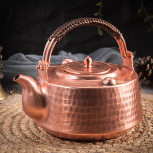 Handcrafted Antique Copper Teapot – 700ml | For Holistic and Energetic Wellness