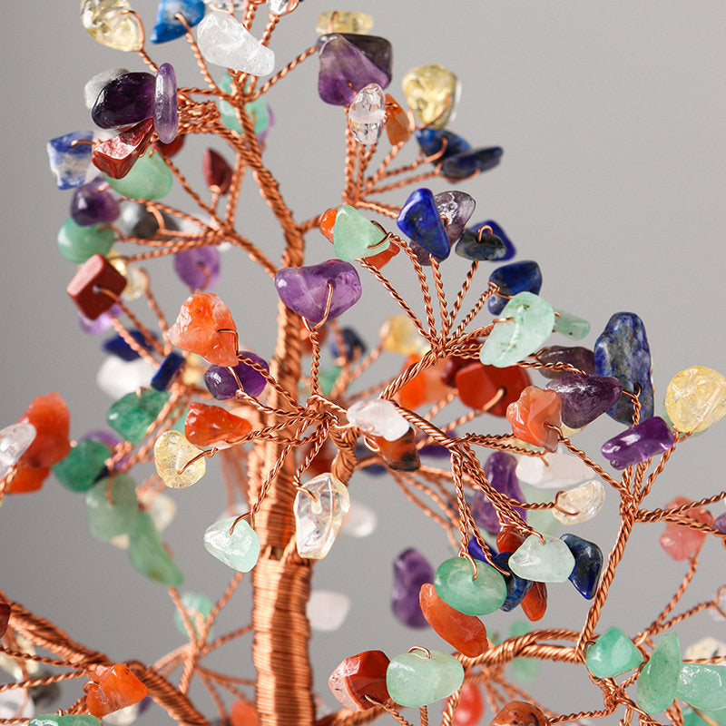 Colorful Copper Crystal Tree of Abundance – 19 cm