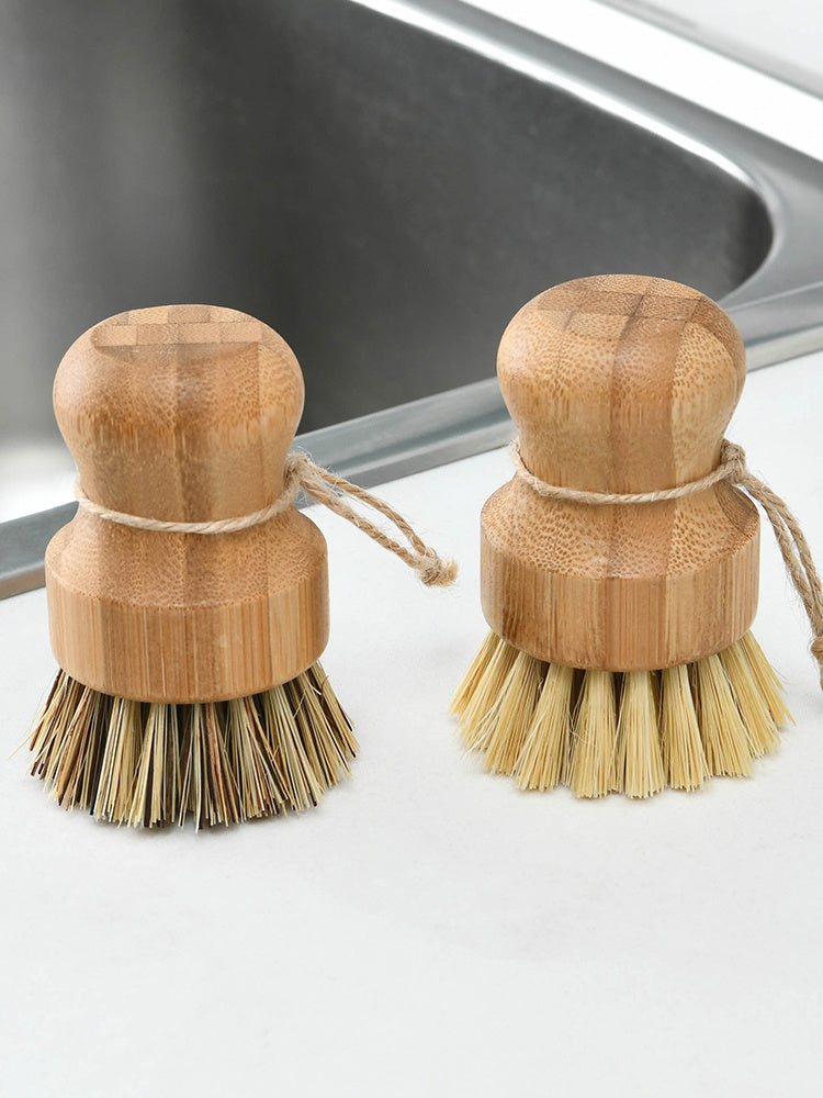 Coconut & Sisal Dish Brush – Bamboo Handle