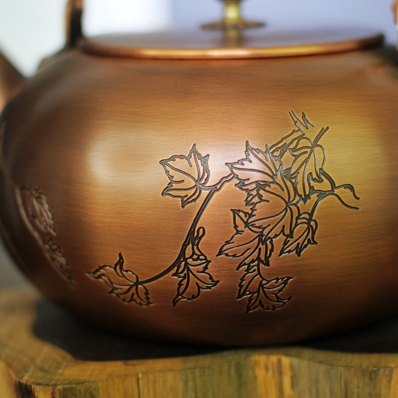 Holistic Harmony Copper Teapot – Antique Design for Body & Soul Balance